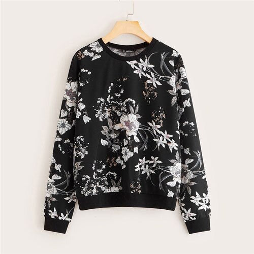 Hoodie Floral Love