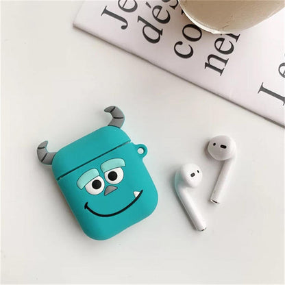 Protector de goma para AirPods mickey and Minnie, monster inc