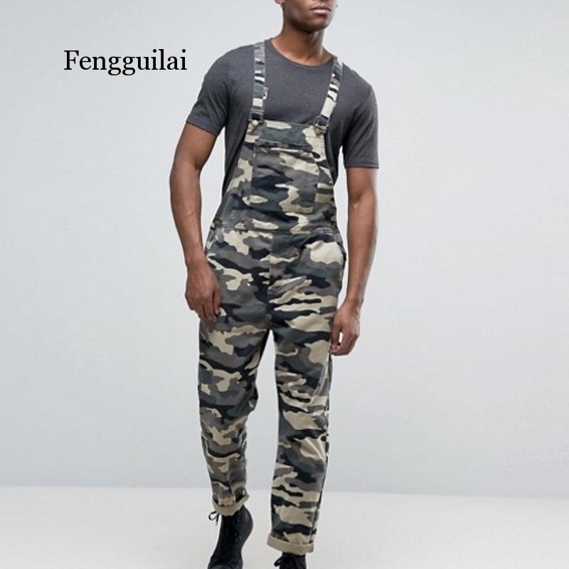 Jumpsuit Casual Camouflage Fengguilai
