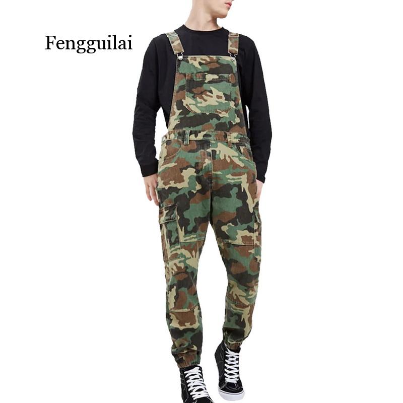 Jumpsuit Casual Camouflage Fengguilai